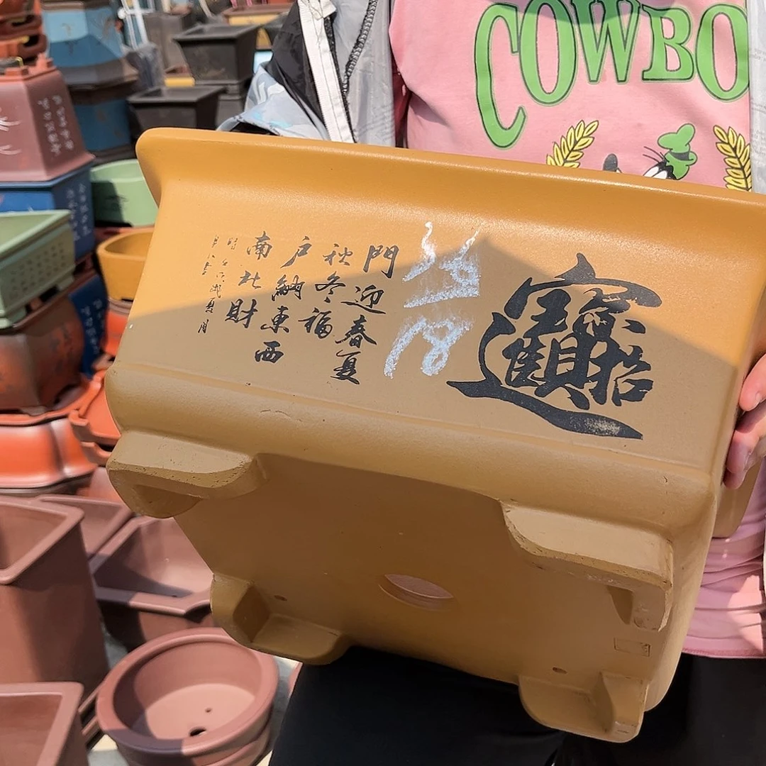 紫砂花盆紫砂花盆