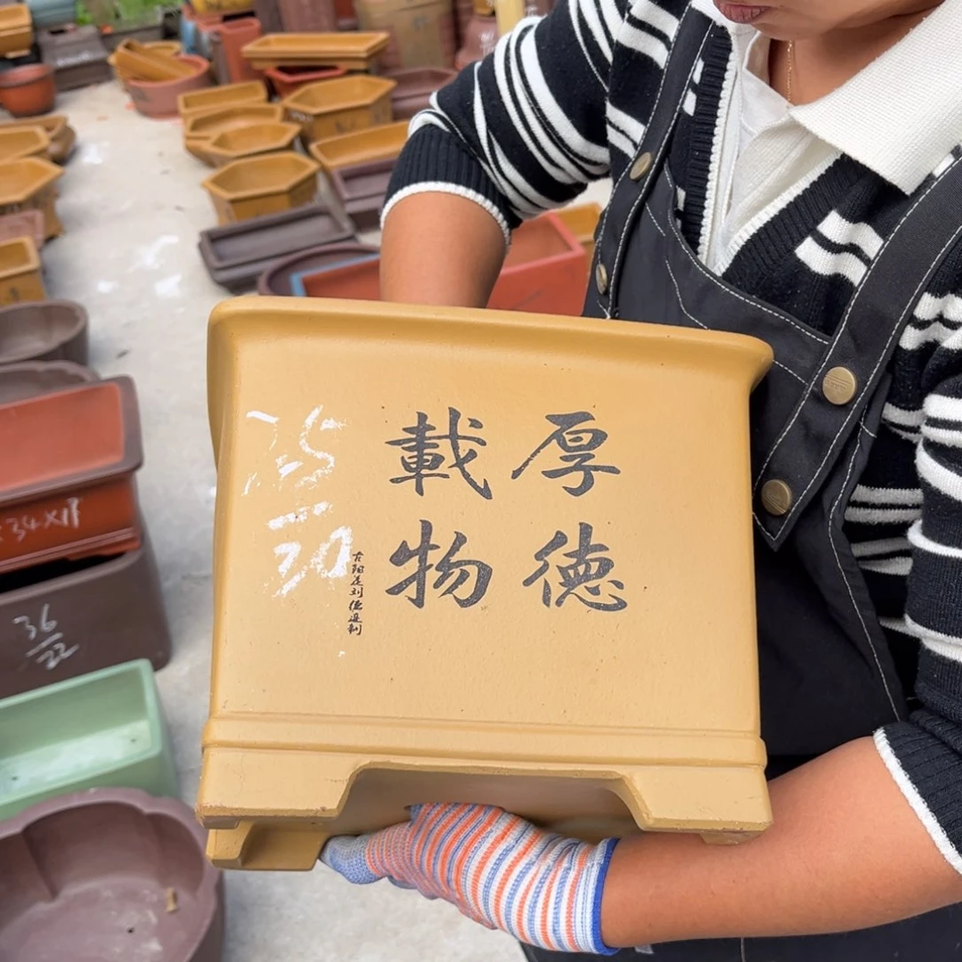 紫砂花盆盆景艺术