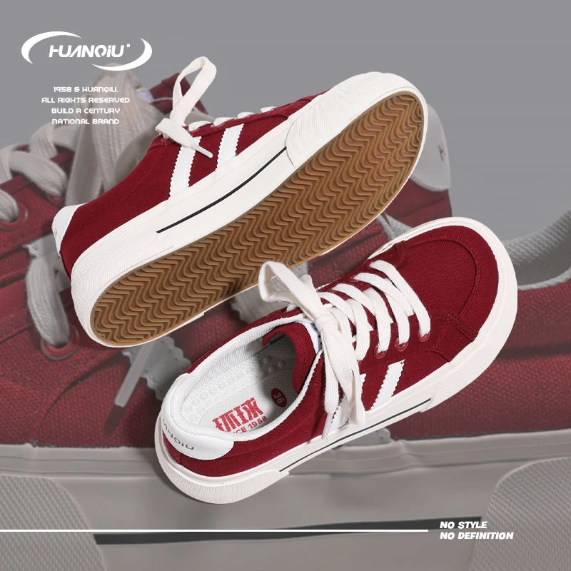 环球低帮帆布鞋女2024秋季百搭学生高颜值校园女鞋时尚休闲网红鞋
