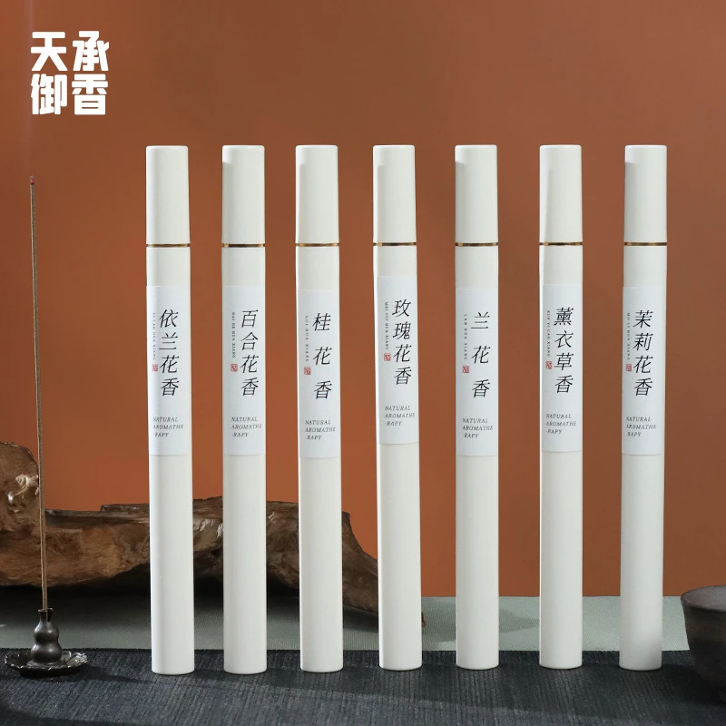 10g装七味花香天然线香桂花香檀香百合花沉香线香家用室内香薰