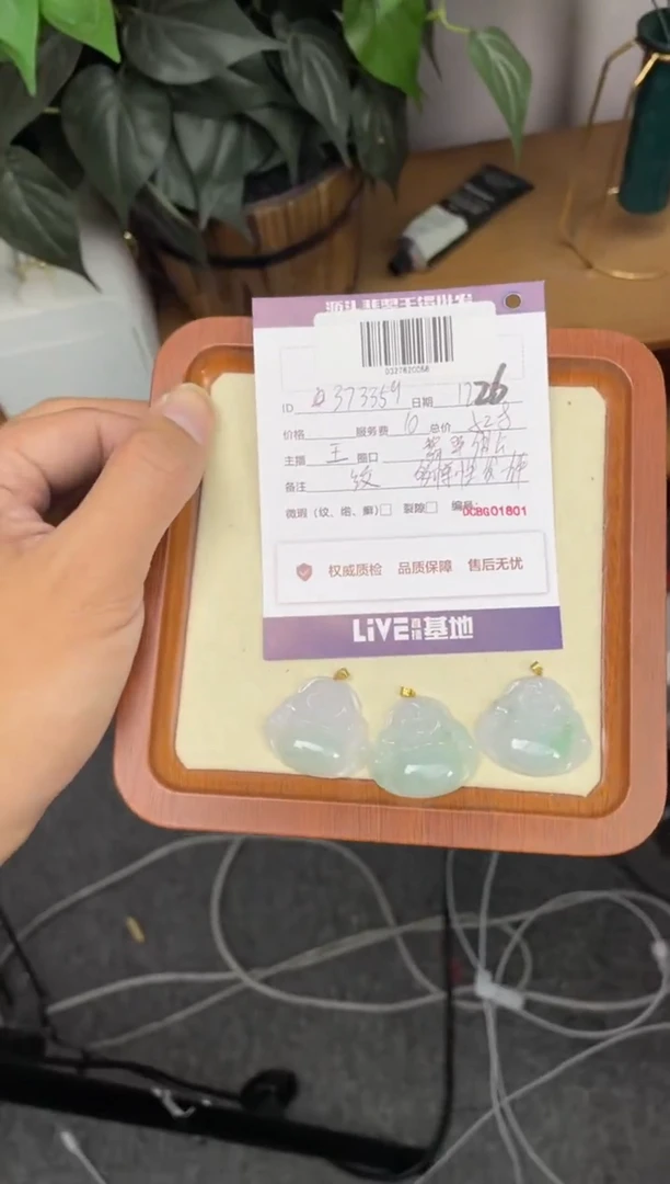 【闪购商品】翡翠颈饰18K金镶嵌一姐|373359|多样性发一件