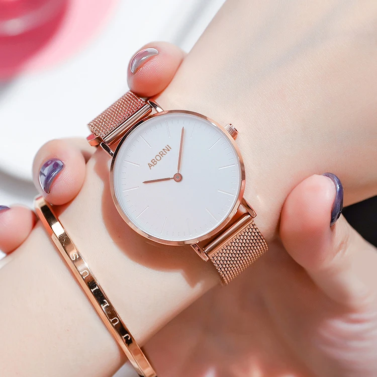 女士手表女款简约气质轻奢小众女式时尚石英防水学生女表正品名牌