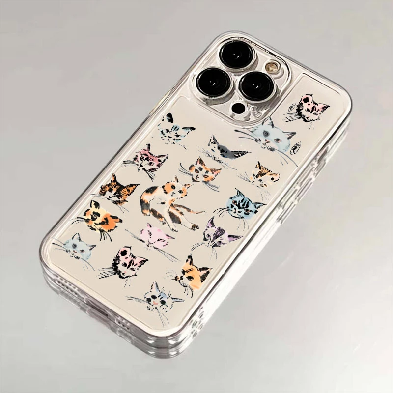 烊烊的猫适用苹果小米oppovivo华为iPhone12/13/14/15手机壳