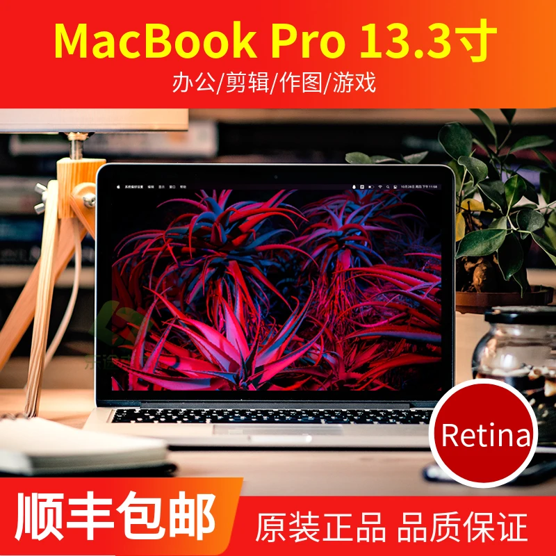 95新 Apple/苹果 Apple/苹果 MacBook Pro13.3寸高清视网膜游戏