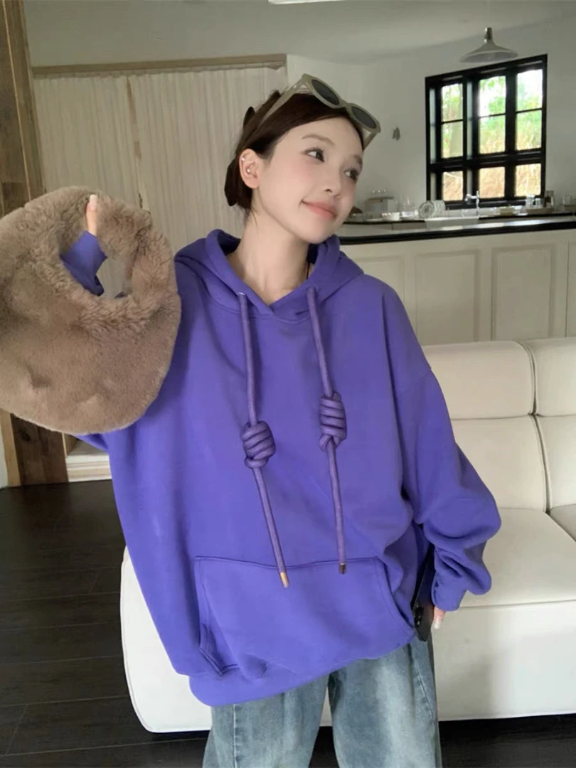 开春新款男女同款卫衣韩版法式套头