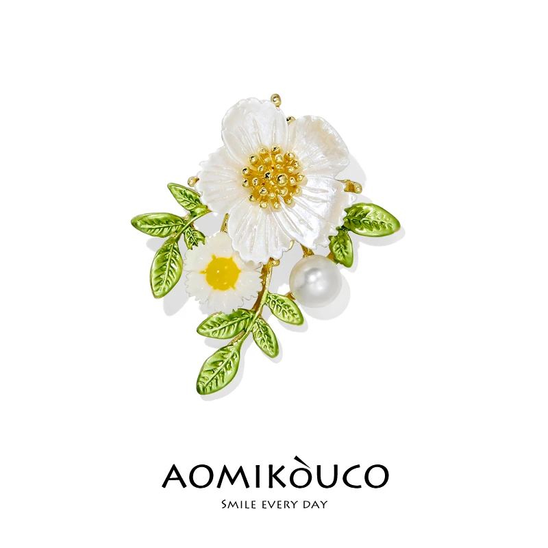 森系胸花雏菊别针高档女清新小众西装外套胸花配饰551