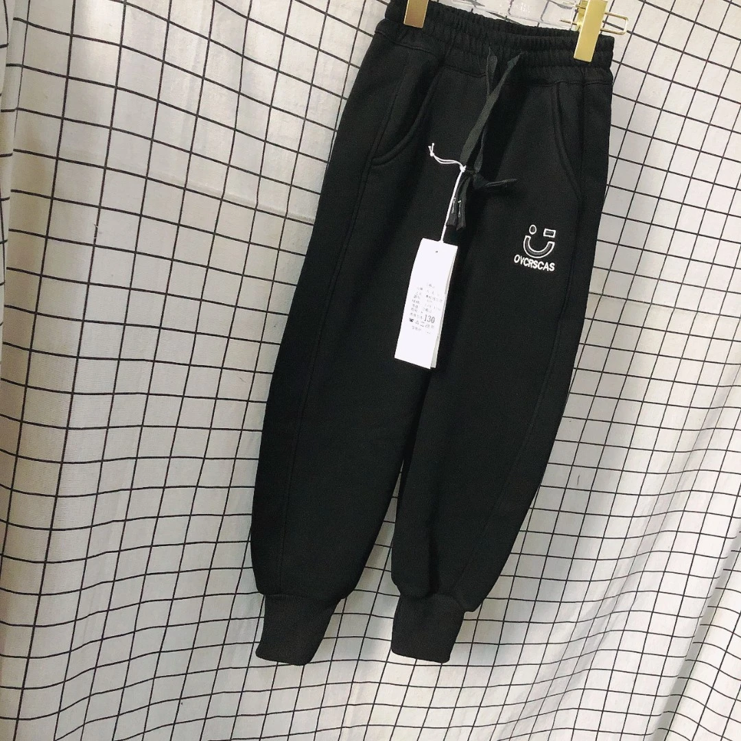 J001吉诺儿童奥粒绒笑脸卫裤838