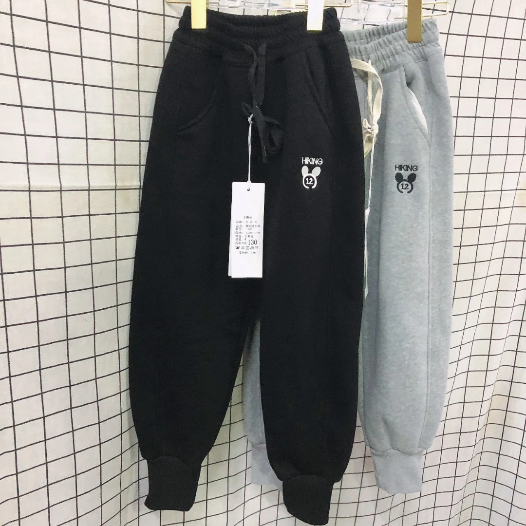 J005吉诺儿童加绒12卫裤827