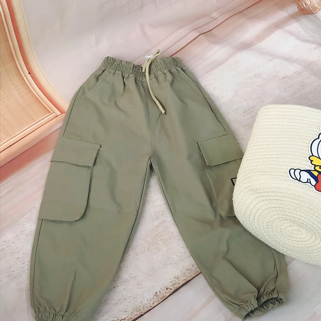 A228儿童新款春秋Z字母工装裤