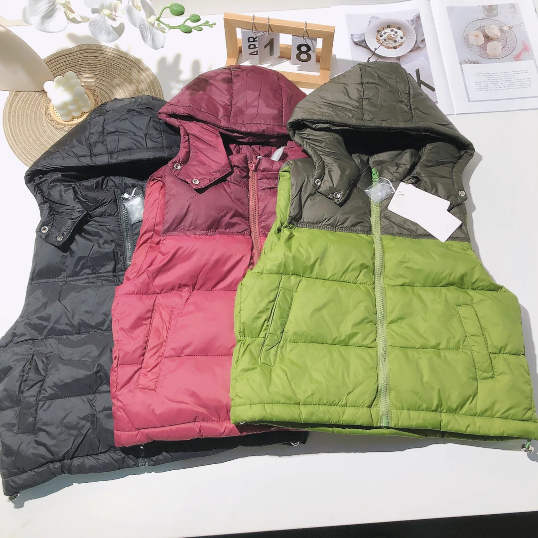 A15儿童冬季棉衣T字母马甲