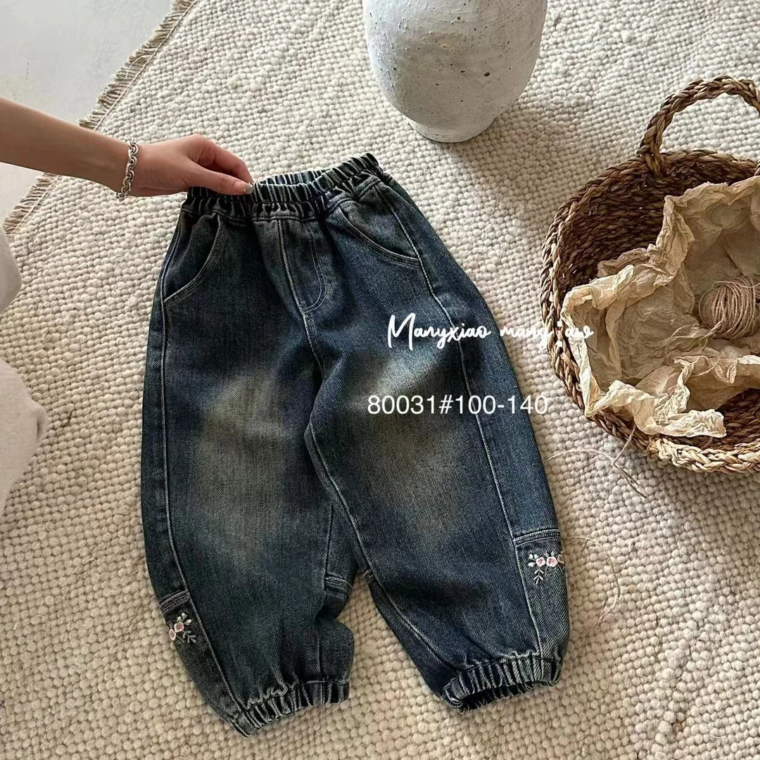 C107儿童秋款小芒牛仔裤80031