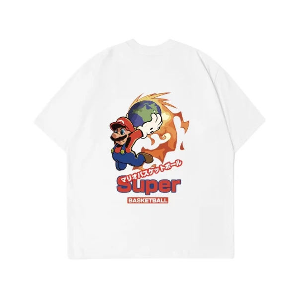 一末棉品男士纯棉休闲潮流T恤情侣薄款百搭重磅短袖加大款ins上衣