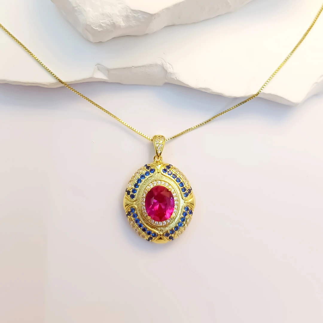 铜合金项链 HSM-55636项链高级感百搭设计欧美轻奢