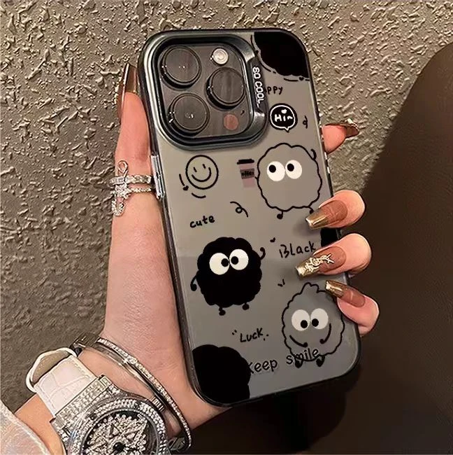 彩银IMD黑色煤球适用于苹果15华为oppo小米vivo荣耀红米iphone