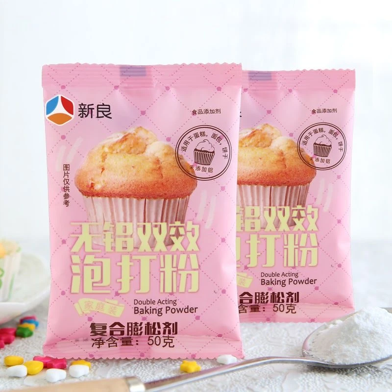 新良无铝双效泡打粉50g蛋糕面包馒头油条复配膨松剂家用烘焙材料