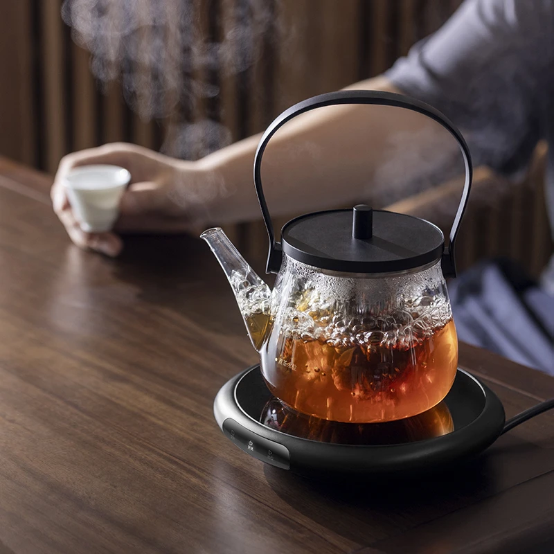慕兮小坐新款电陶炉小薄炉茶炉煮茶器薄款烧水炉玻璃壶家用礼盒装