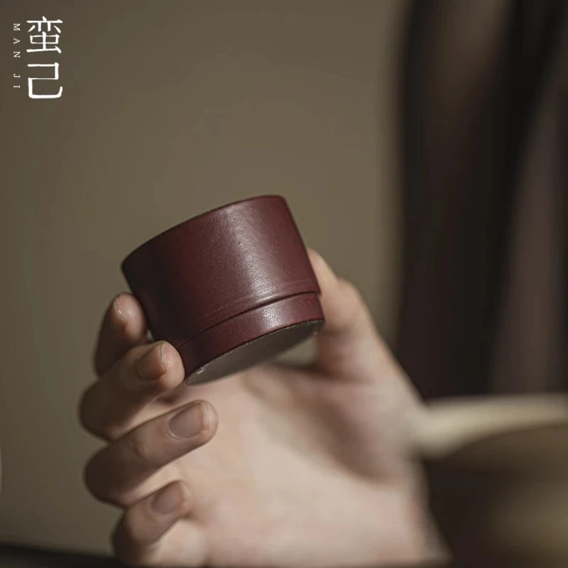 蛮己枯木茶杯 如意茶杯 南息茶杯 主人杯家用陶土小口杯