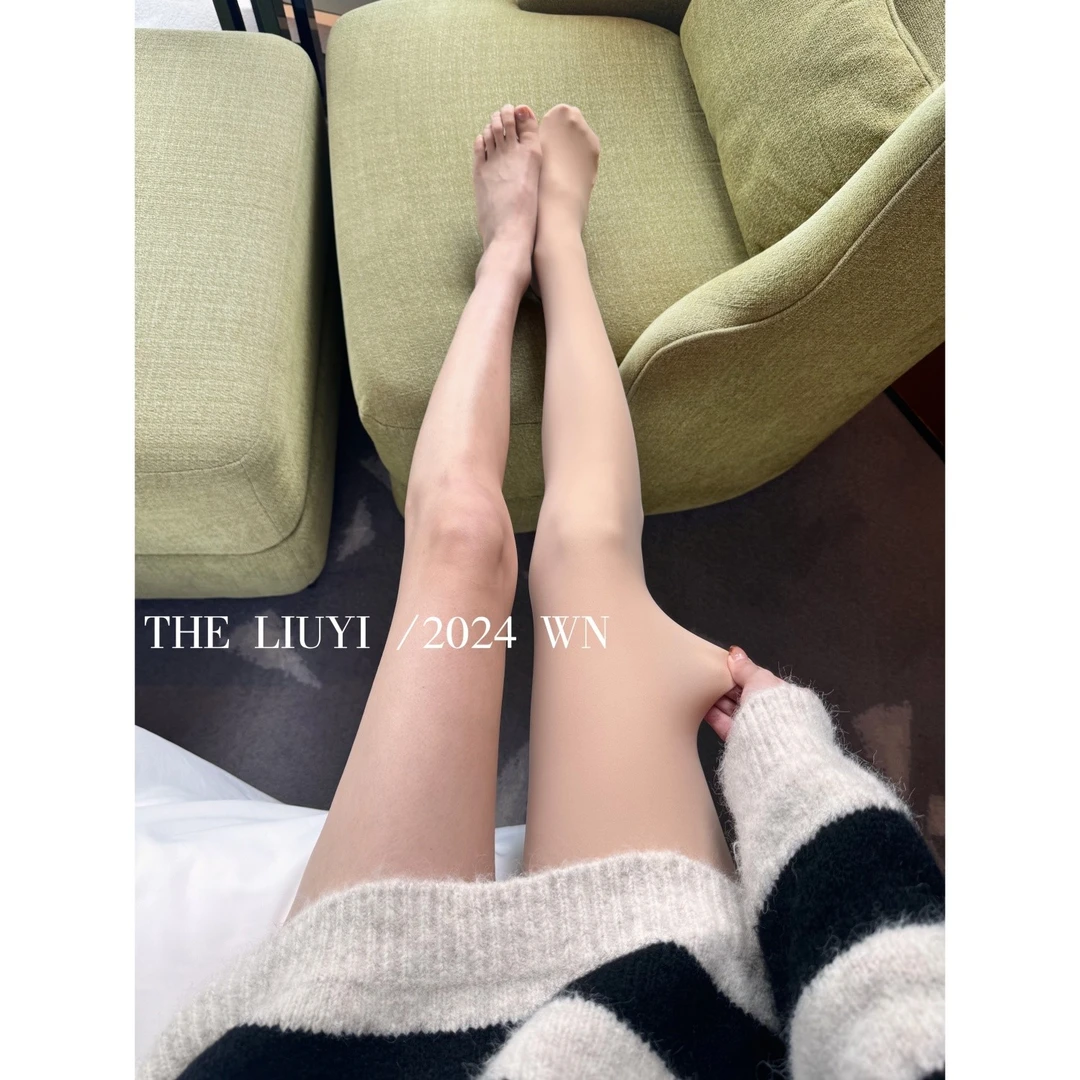 【LIUYI】秋冬加厚裸感双层可拆卸光腿神器6755