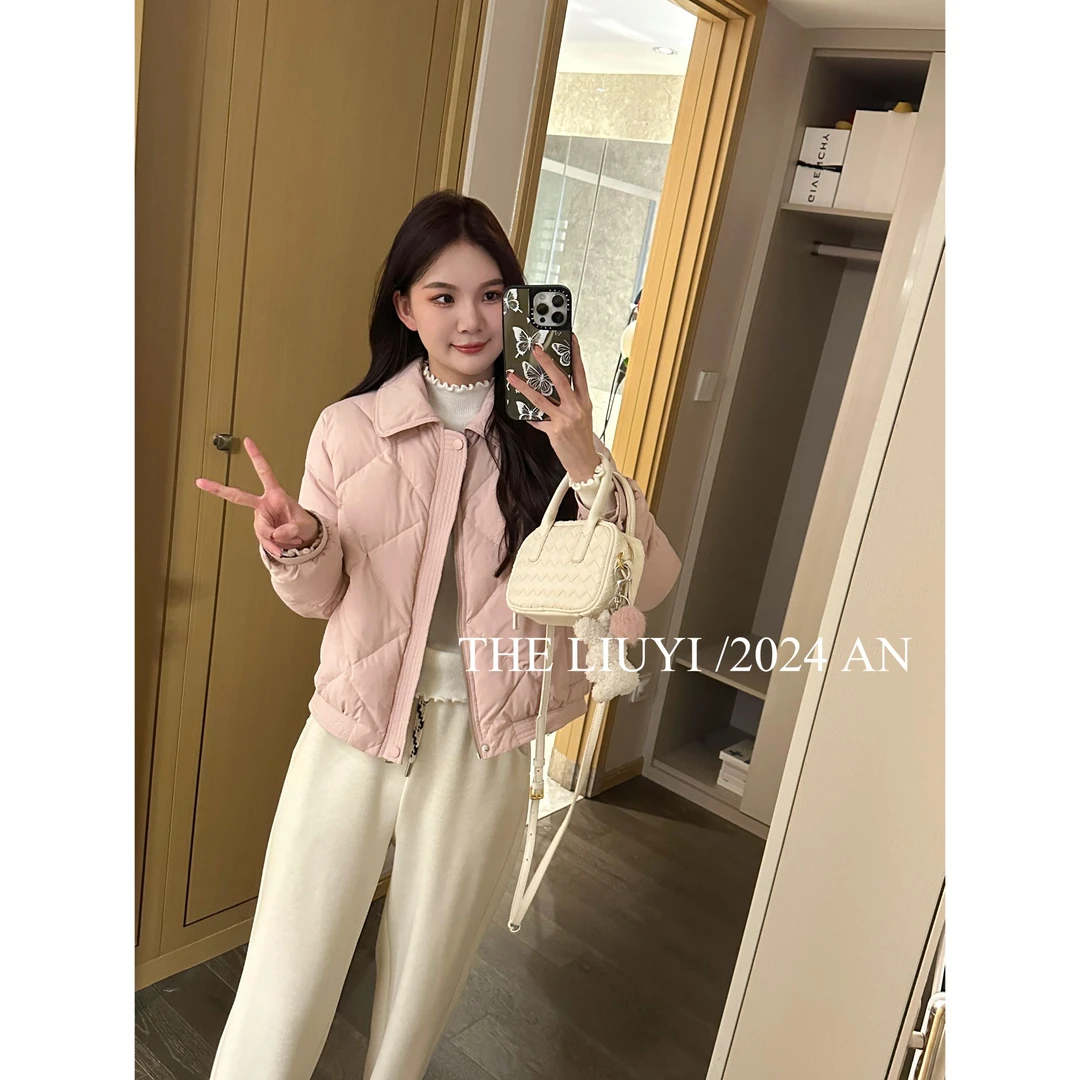 【LIUYI】小甜豆~新90白鸭绒保暖羽绒服410164