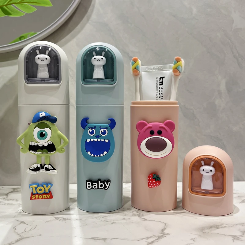 可爱卡通旅行漱口杯子牙刷收纳盒便携式牙刷桶学生宿舍洗漱牙具盒
