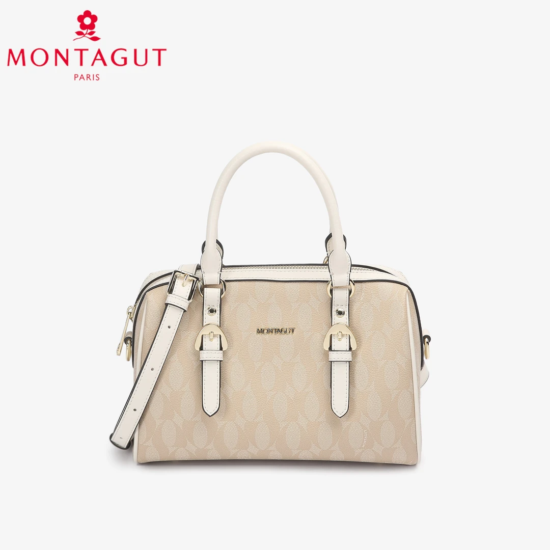 【梦特娇专柜款】经典大容量波士顿手提女包斜跨包时尚单肩包 M6003