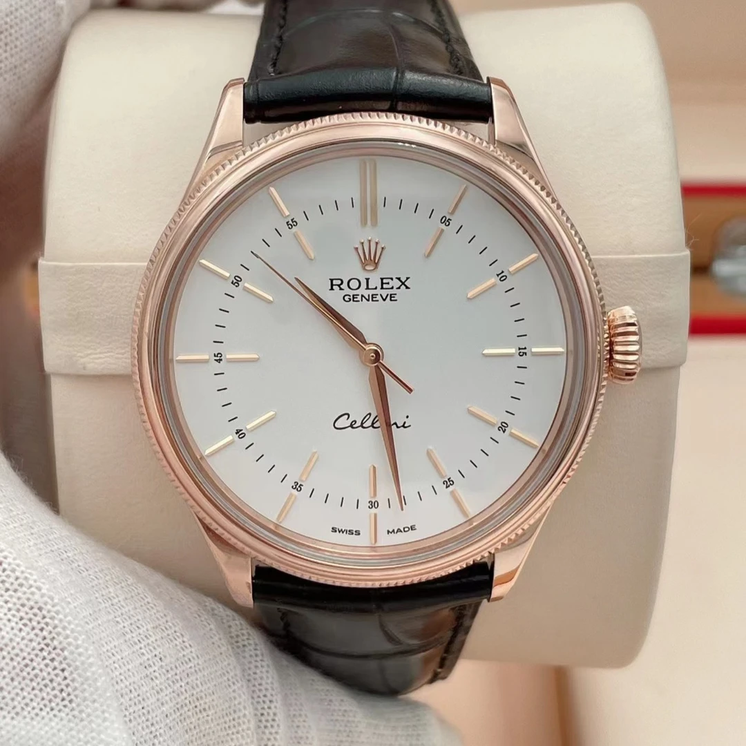 99新 Rolex/劳力士 （东哥名表）切利尼50505自动机械表径39mm