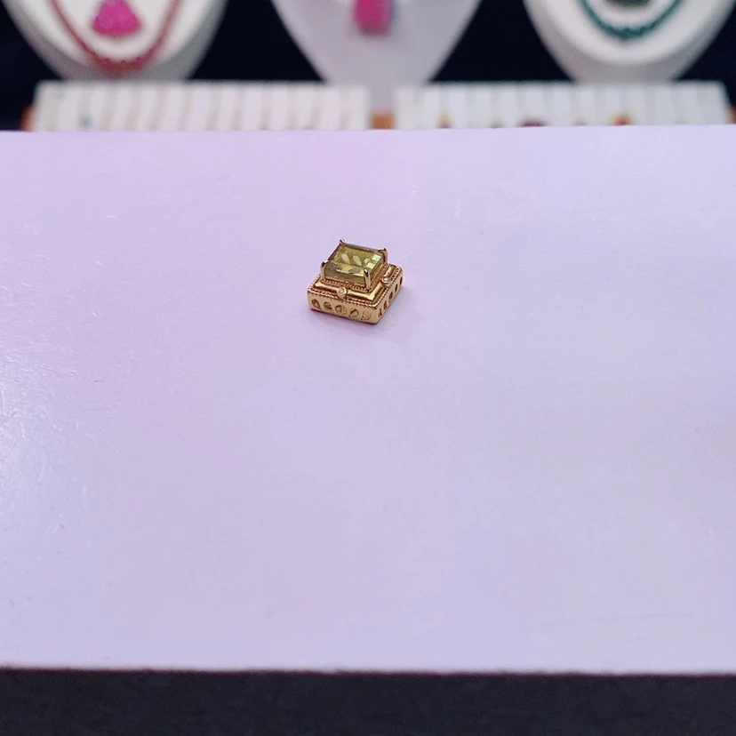 【闪购商品】碧玺碧玺m18K金镶嵌魔盒