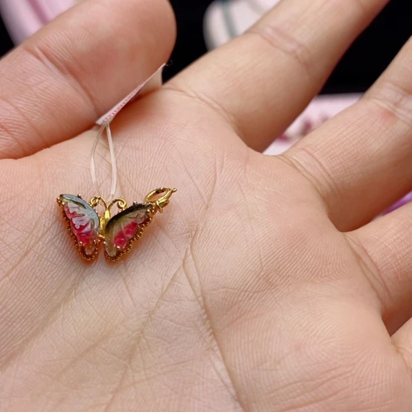 【闪购商品】碧玺提溜18K金镶嵌Dxx