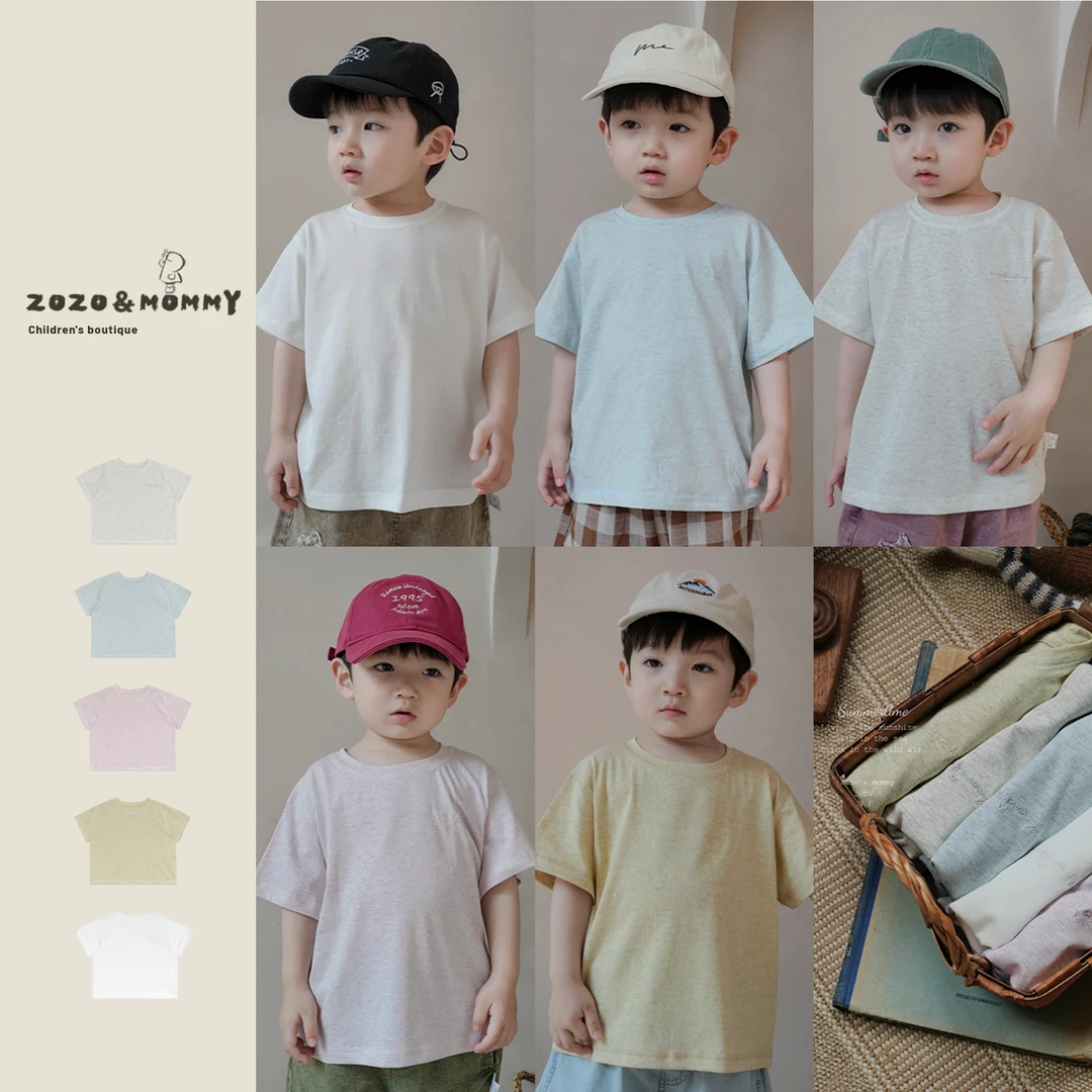 4/19新品【贩卖夏日】清透凉爽混砂舒适t恤夏季婴幼童男女宝宝百搭