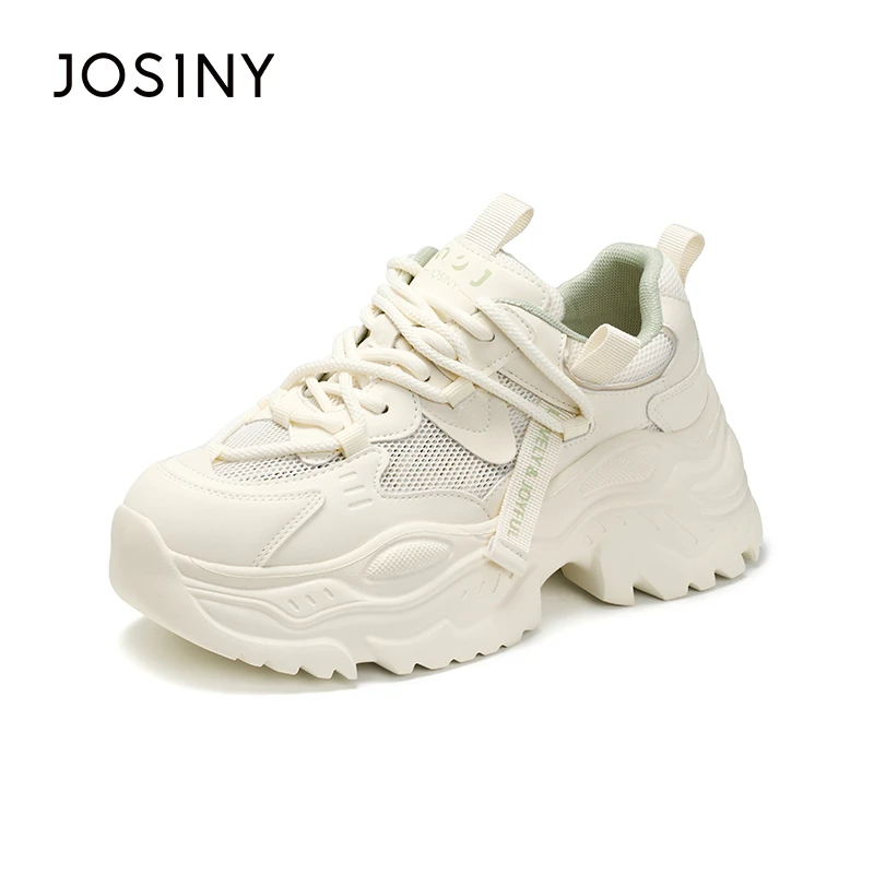 卓诗尼2024夏季休闲时尚舒适百搭厚底网面潮流ins老爹鞋4J1A21442