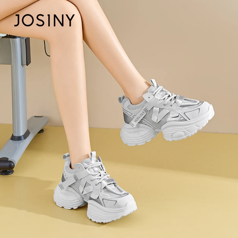 卓诗尼舒适百搭气质老爹鞋运动网面透气防滑防臭休闲462A21353