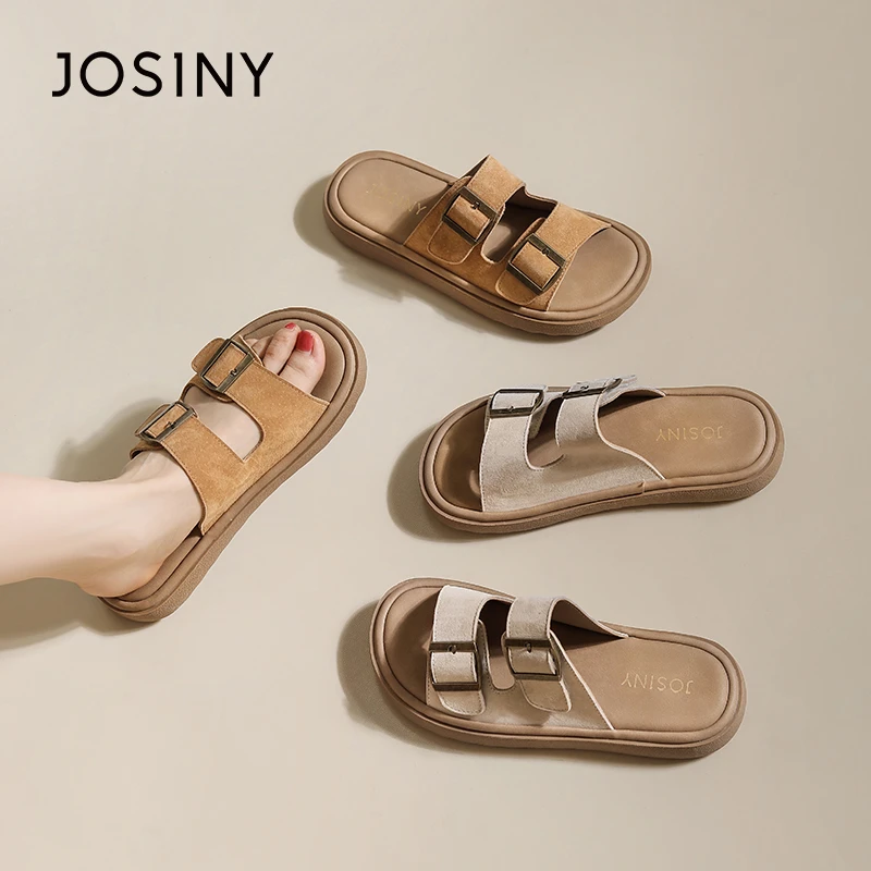 卓诗尼2024夏季新款网红时尚舒适百搭外穿软底沙滩凉鞋411A53522