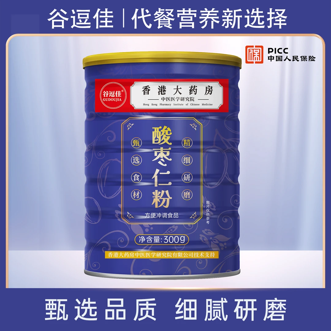 谷逗佳酸枣仁粉冲饮即食冲泡300g/罐