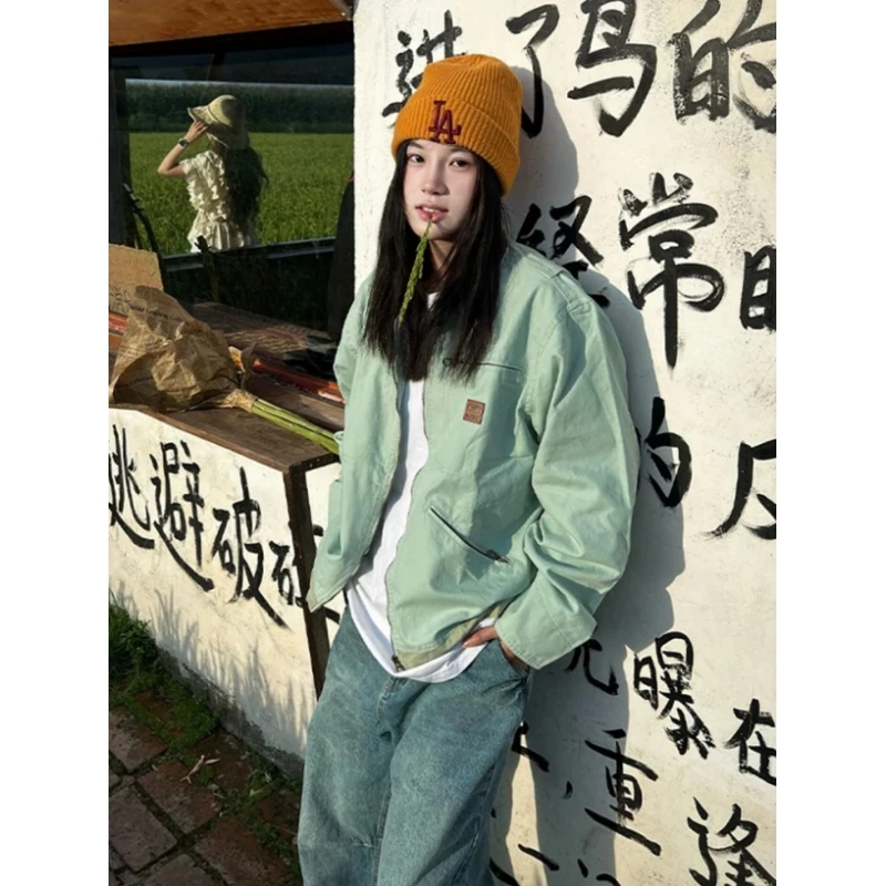 cleanfit底特律外套男款春秋季美式高街vintage短款情侣工装夹克