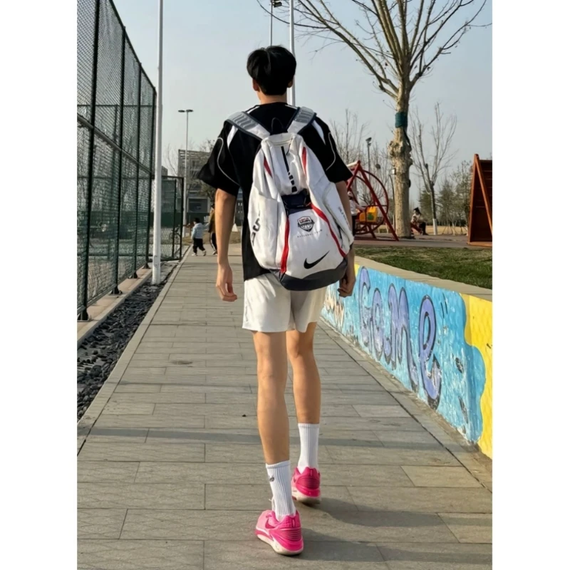 美式运动短裤男夏季薄款体育生穿搭冰丝速干裤篮球跑步四分裤