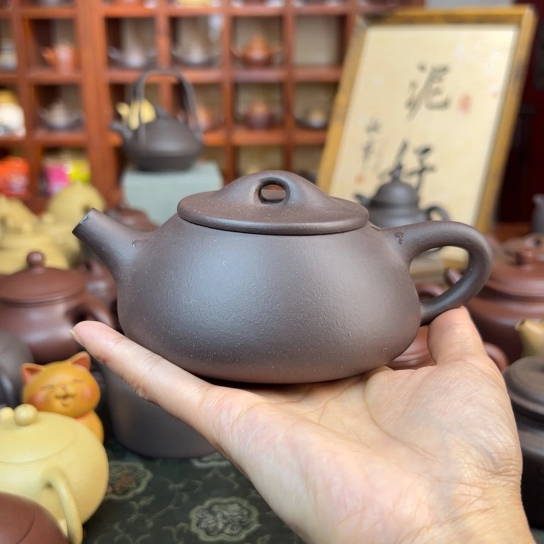 紫砂茶壶瑕疵石瓢