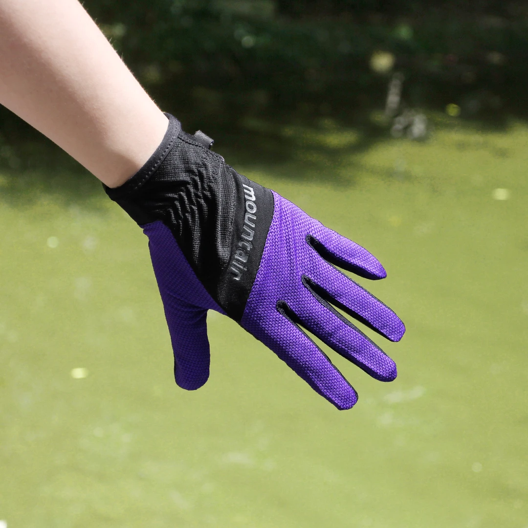 雪丘岛户外新款休闲攀岩山地骑行速干透气全指可触屏防护手套男女