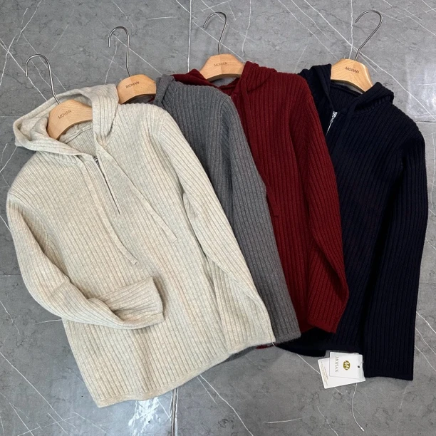 【墨涵精选】新款连帽抽绳设计百搭休闲风0515