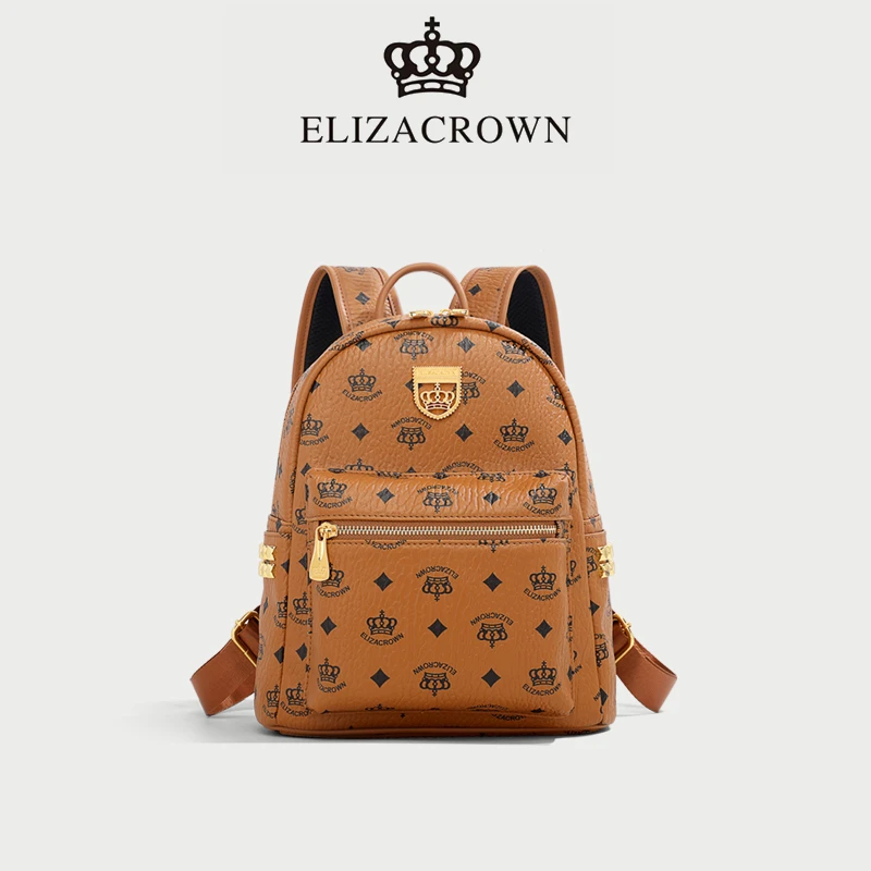 【ELIZA CROWN】2023年新款时尚经典大容量双肩背包HG-3002