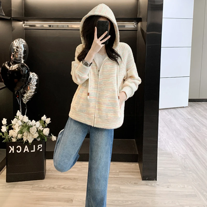 秋冬2024韩版甜美两件套显瘦设计感小个子休闲时尚减龄针织外套女