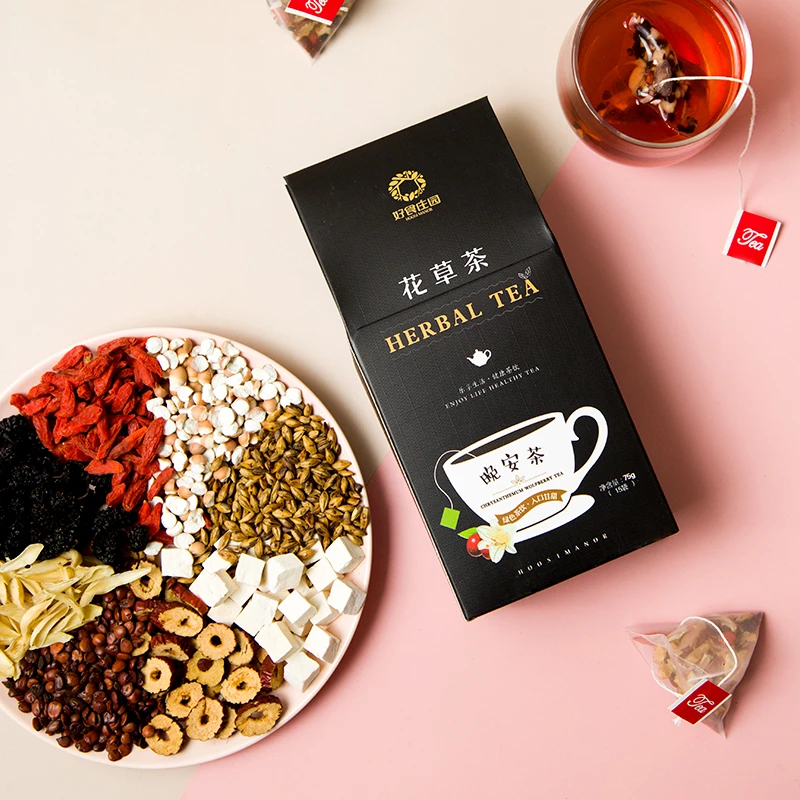 晚安茶 15袋/盒【拍一发二】酸枣仁百合茯苓茶