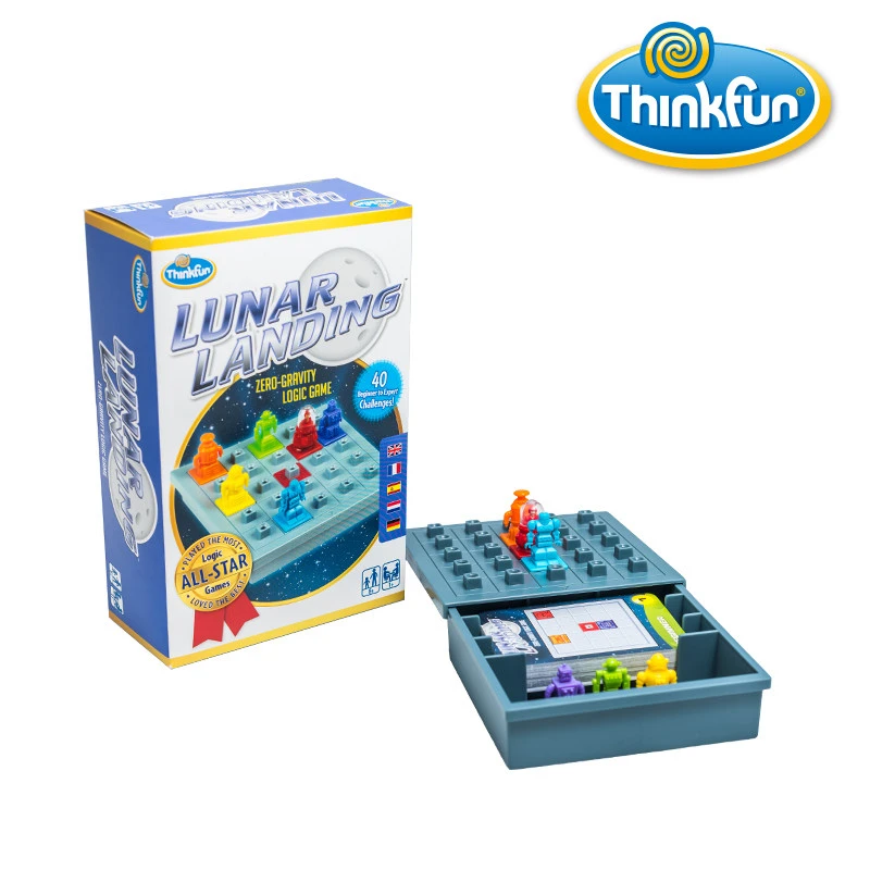 Thinkfun太空人游戏 4+儿童益智类智力玩具宝宝亲子月球登陆