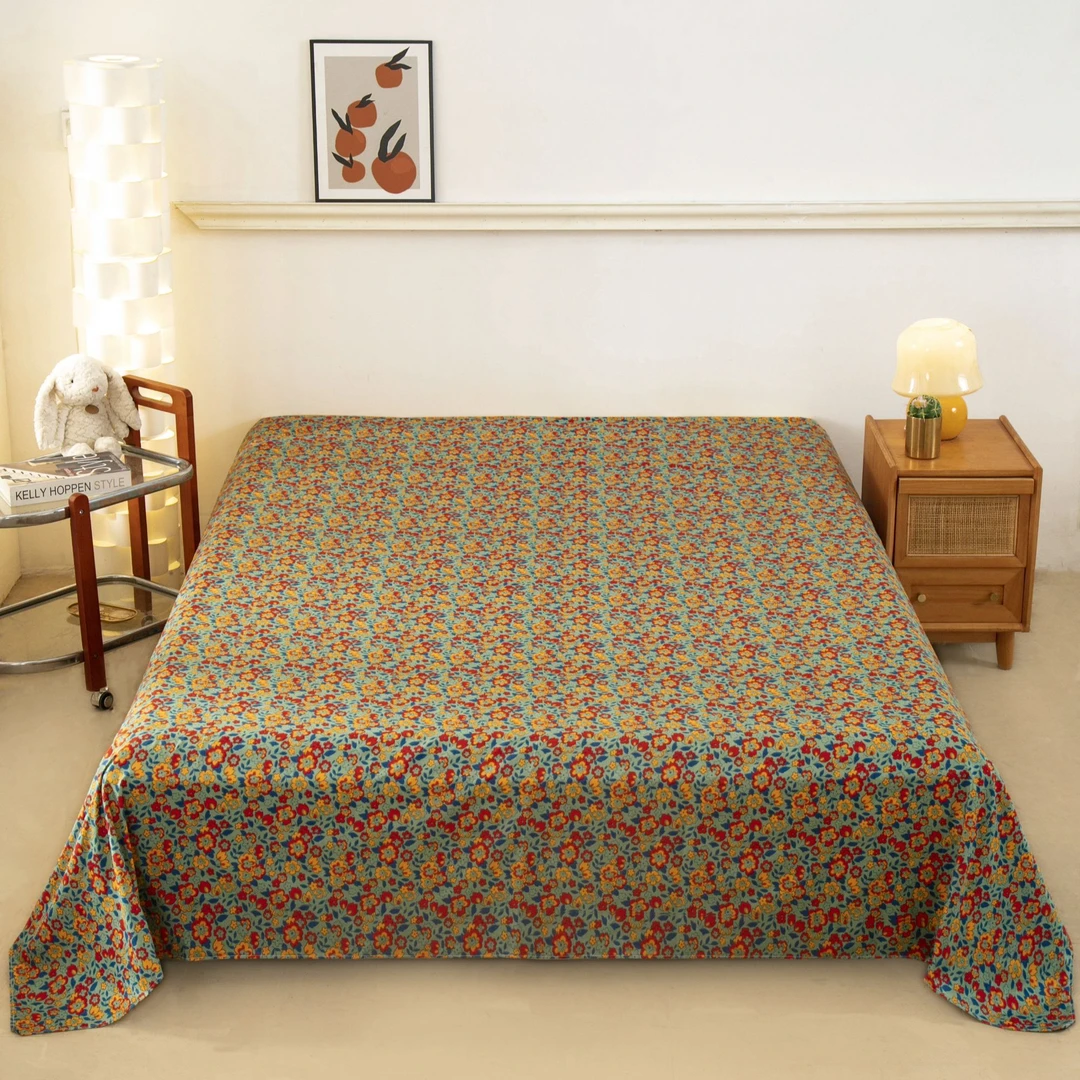 床单单件亲肤磨毛单双人床单四季通用学生家用透气加大多功能被单