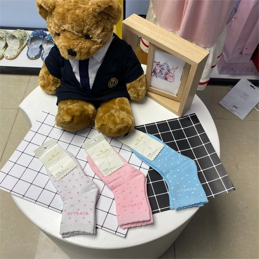 VIV&LUL/唯·路易女童棉袜加厚保暖潮流舒适DL15195