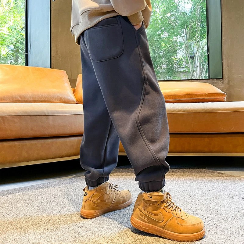 男童秋装裤子卫裤儿童装2023新款大童男孩运动裤酷帅炸街长裤潮装