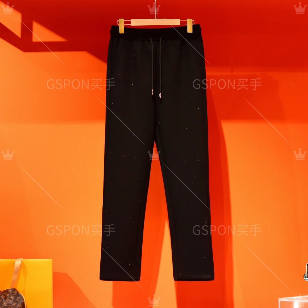 【满天星卫裤】满钻男士轻奢设计师时尚透气升级款卫裤高级感男装