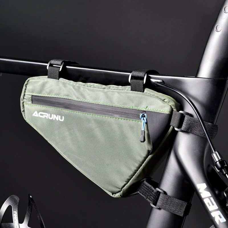 新款自行车三角包山地公路车防雨前梁包单车户外款骑行收纳包装备