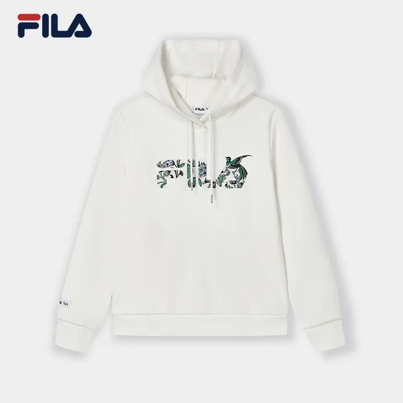 Fila/斐乐【摩根联名】24新款时尚连帽针织运动卫衣F11W418201F