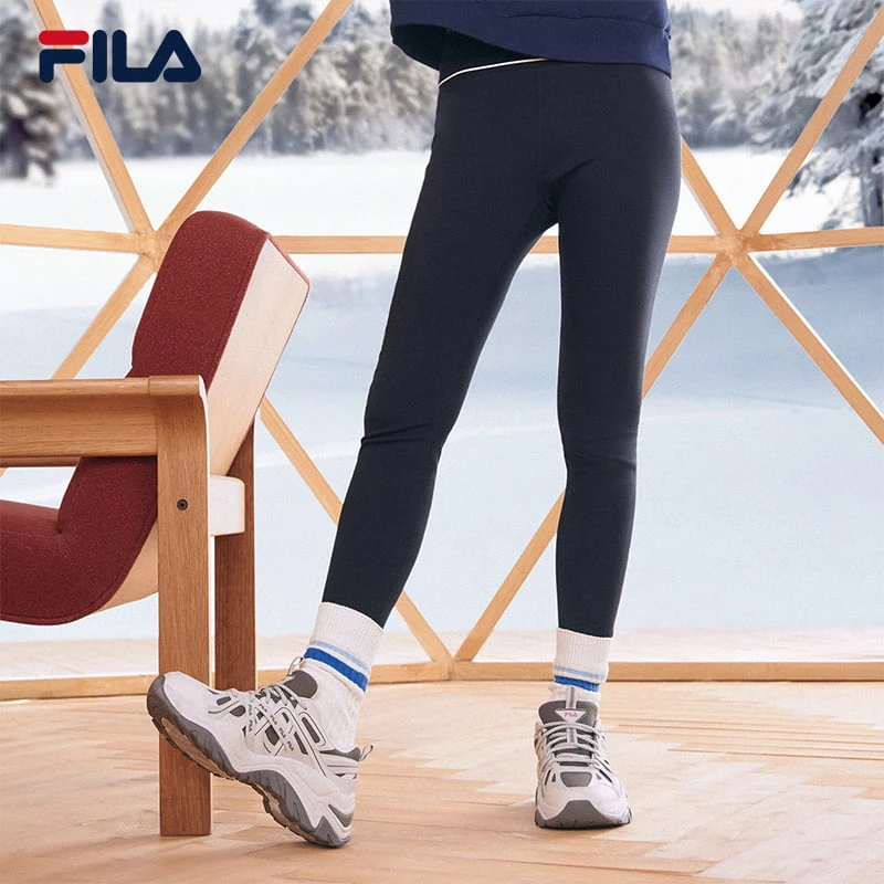 Fila/斐乐【龙年】加绒百搭打底保暖弹力女子瑜伽裤F11W349606F