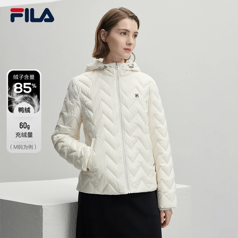 Fila/斐乐女装【时尚百搭】户外运动休闲轻薄羽绒服 F11W341902F